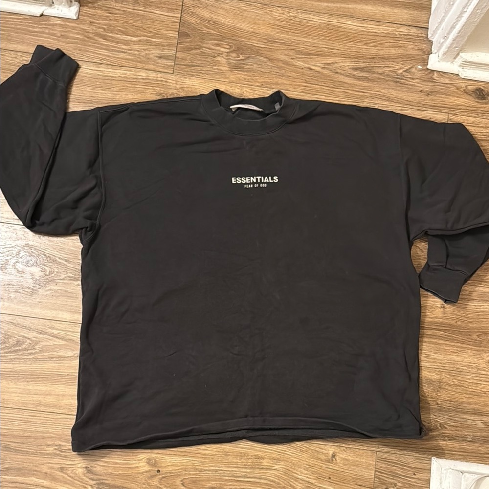 Essentials Black Sweatshirt